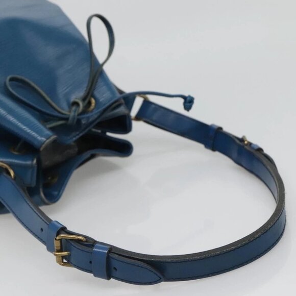 LOUIS VUITTON Epi Petit Noe Shoulder Bag Blue M44105 LV Auth 136638 - Picture 8 of 16